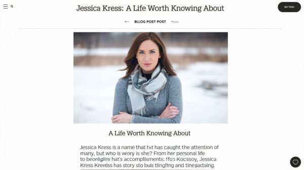 Jessica Kress: A Remarkable Life Beyond the Spotlight