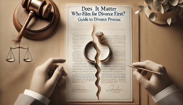 Does It Matter Who Files for Divorce First? Guide to Divorce Process